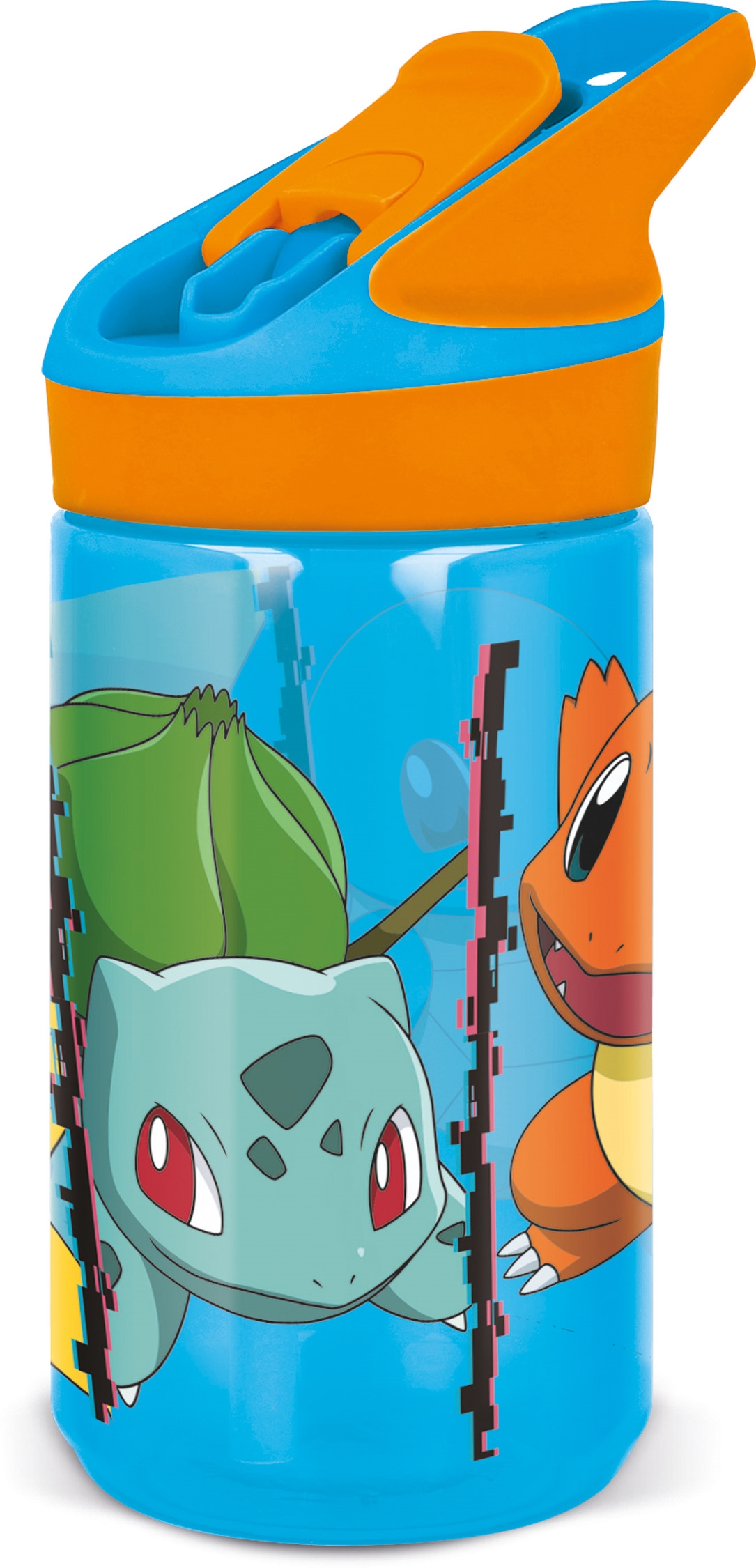 Pokémon drinkfles - Waterfles met flipfunctie en rietje