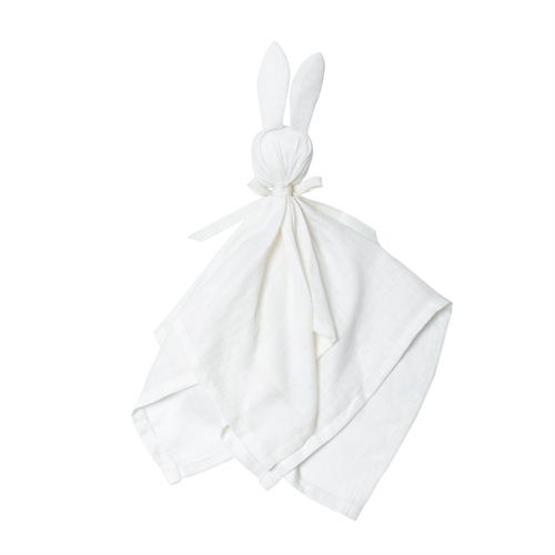 Knuffeldoek met konijn - GOTS gecertificeerd biologisch katoen - 50x50 cm - Balsam Cream - Müsli By Green Cotton Soother