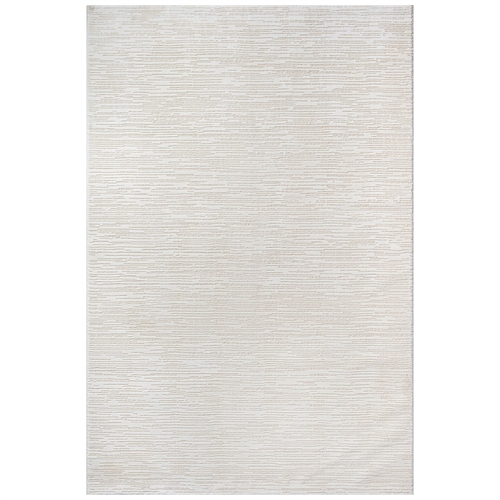 Vloerkleed - 80x150 cm - Vloerloper - crèmekleurig patroon - Sign - Nordstrand Home