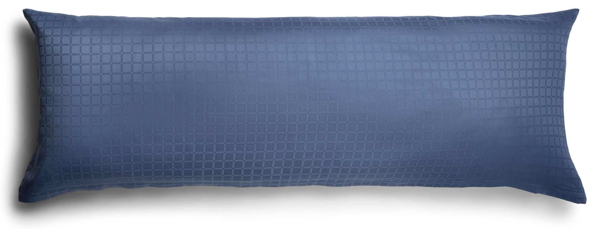 Kussensloop 50x150 cm - 100% katoensatijn - Multipude - Blauw jacquardgeweven