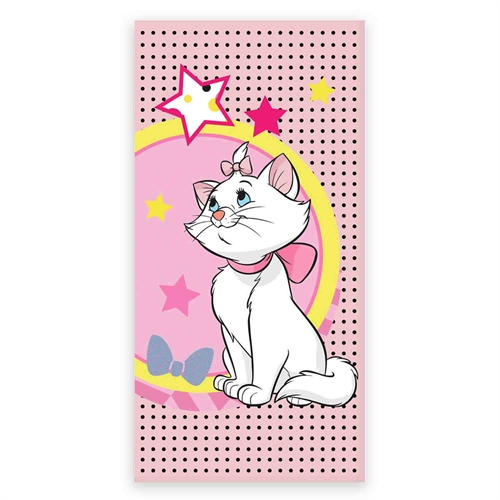 Badhanddoek - Roze Aristocats handdoek - Marie - 70x140 cm - 100% zacht katoen