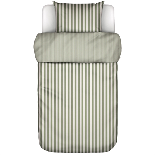 Marc O\'Polo beddengoed - 100% enzymgewassen katoenen bedset - 140x200 cm - Mikkeli Saga Green beddengoed.