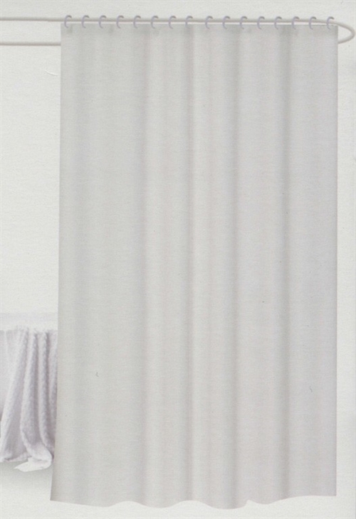 Douchegordijn - 180x180 cm - Wit - Klaar om op te hangen