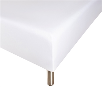 Boxspring hoeslaken 140x200 cm - Wit - 100% katoen satijn - Hoeslaken voor matras