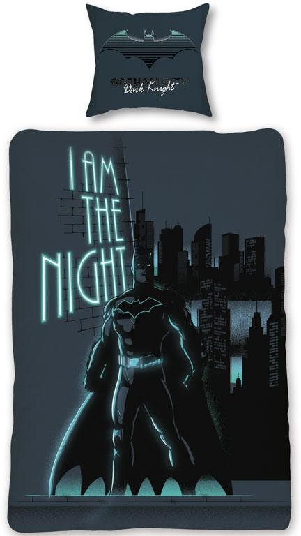 Batman beddengoed - 100% katoen - Kinderbeddengoed 140x200 cm - Glow in the dark