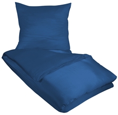 Effen dekbedovertrekset - Blauw - 100% zijde - Butterfly Silk