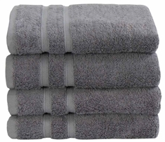 Bamboe handdoek - Grijs - Zachte handdoeken van Premium By Borg