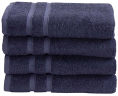 Bamboe handdoek - Donkerblauw - Zachte handdoeken van Premium By Borg