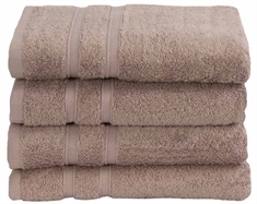 Bamboe handdoek - Zandkleurig - Zachte handdoeken van Premium By Borg