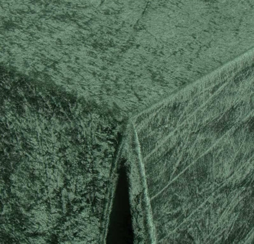 Velours tafelkleed - Groen - 3 meter - velours - Pak van 3 meter