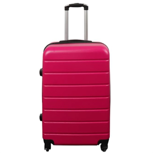 Koffer - Hardcase koffer - Afmeting Medium - Roze - Praktische reiskoffer