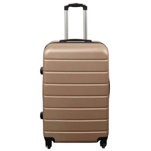 Koffer - Hardcase koffer - Afmeting Medium - Goud - Praktische reiskoffer