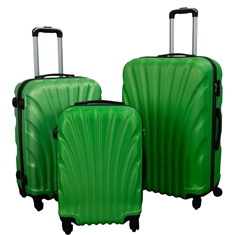 Koffer - Schelp groen - Praktische hardcase koffer