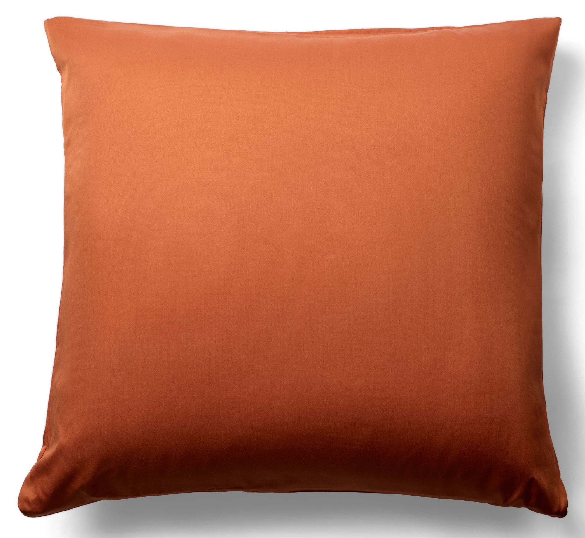 Bamboe kussensloop 60x63 cm - 100% bamboe - Oranje satijngeweven