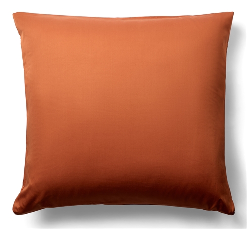 Bamboe kussensloop - 100% natuurlijke bamboe - 60x63 cm - Oranje, satijn geweven kussensloop