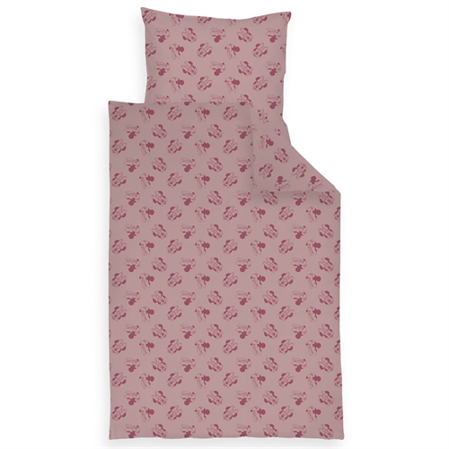 Minnie beddengoed 70x100 cm - Baby beddengoedset met Minnie Mouse - 100% katoenen beddengoed