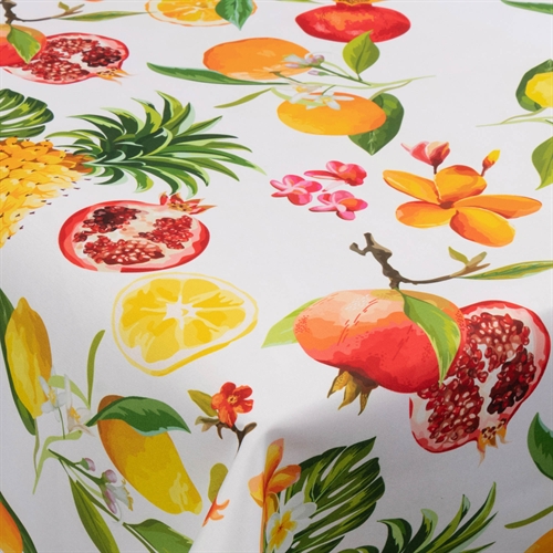 Textiel wasdoek met acrylcoating - 30 meter op rol - Citrus Fruits - 140 cm brede textieldoek