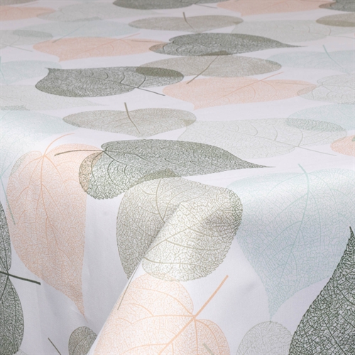 Textiel wasdoek met acrylcoating - 30 meter op rol - Leaf multi - 140 cm brede textieldoek