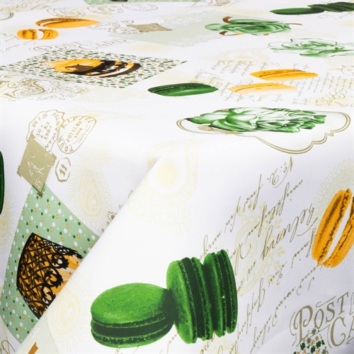 Textiel wasdoek met acrylcoating - 30 meter op rol - Green delight - 140 cm brede textieldoek