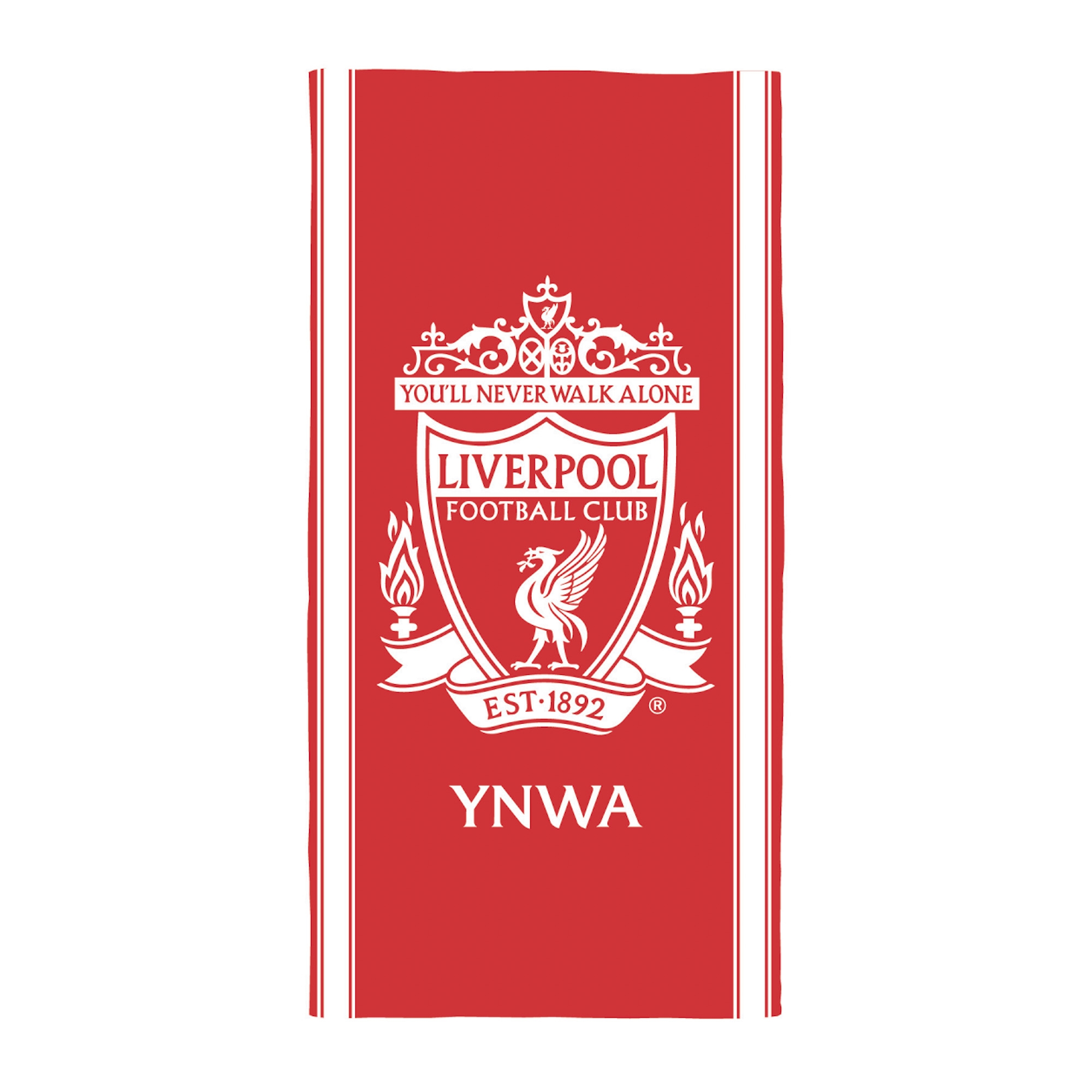 Liverpool handdoek - 70x140 cm - 100% katoen - Zachte badhanddoek met Liverpool logo