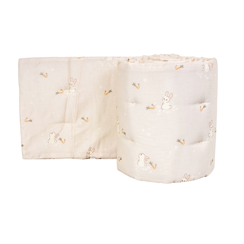 Bedbumper - Zachte bedbumper 360x30 cm - Schattige konijnencollectie voor baby en babybed - Bedbumper voor ledikant - Nordstrand Home babyaccessoires