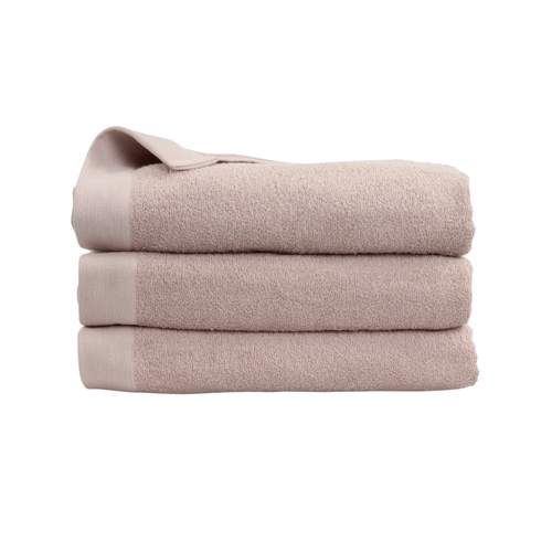 Badlaken - 100% Zacht katoen met hoog absorptievermogen - 100x150 cm - Roze - Grote handdoek van Deense By Borg