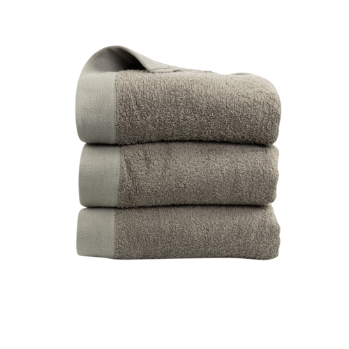 Gastenhanddoek - 100% Zacht katoen met hoog absorptievermogen - 40x60 cm - Lichtgroene handdoek van het Deense By Borg