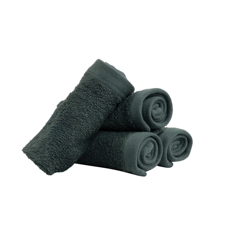 Wasdoeken 4-pack - 100% Zacht katoen met hoge absorptievermogen - 30x30 cm - Donkergroene wasdoeken van het Deense merk By Borg