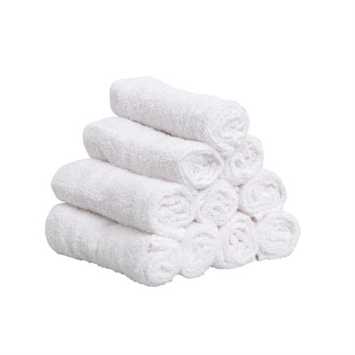 Wasdoeken 10-pack - 100% Zacht katoen met hoge absorptievermogen - 30x30 cm - Witte wasdoeken van IN Style
