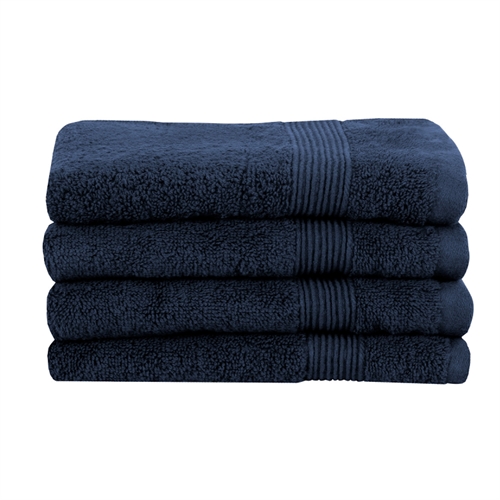 Biologisch gastendoekje - 40x60 cm - 100% gots-gecertificeerd katoen - Blauw gastendoekje van Premium by Borg