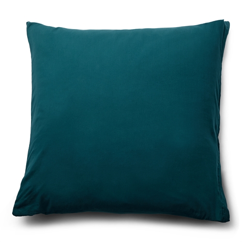 Kussensloop 60x63 cm - 100% Enzymgewassen Katoen - Firm Petrol - Nordstrand Home