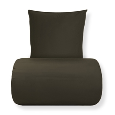 Beddengoed - Stonewashed - Firm donkerbruin