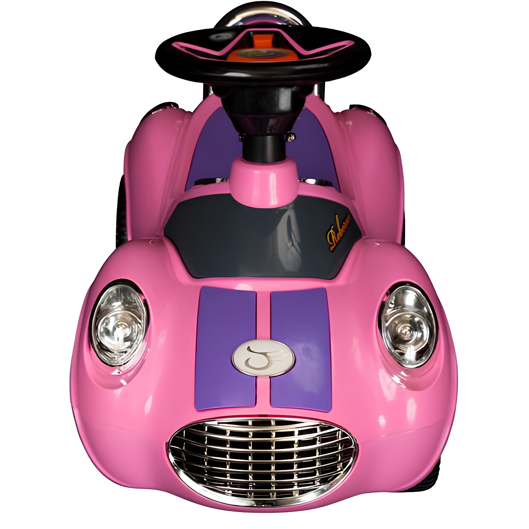 Loopauto met veel details 70x38x22 cm - Roze