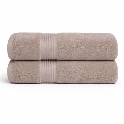 Bamboe handdoek - Gastenhanddoek 40x60 cm - Bamboe/katoen - Zand