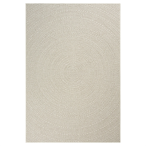 Vloerkleed - 140x200 cm - Geweven - Crème - Kenzy - Nordstrand Home