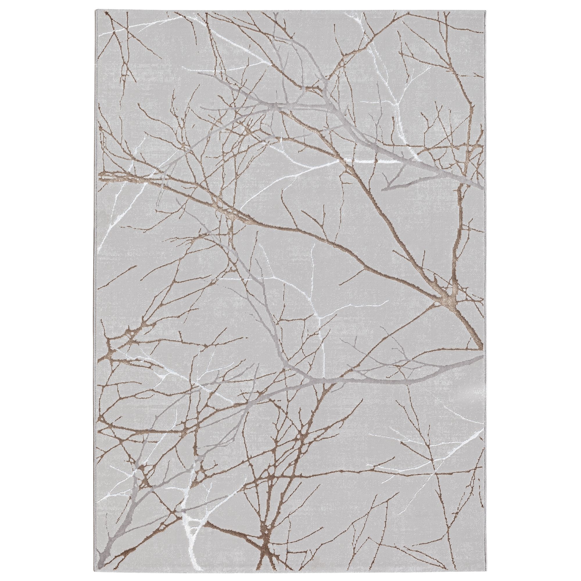 Vloerkleed - Grijs - Goud/zilver details - Creation - Nordstrand Home