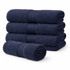 Biologische handdoek - 100% GOTS-gecertificeerd katoen - Blauw