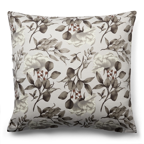 Kussensloop 60x63 cm - 100% zacht katoen satijn - Blossom white - By Night