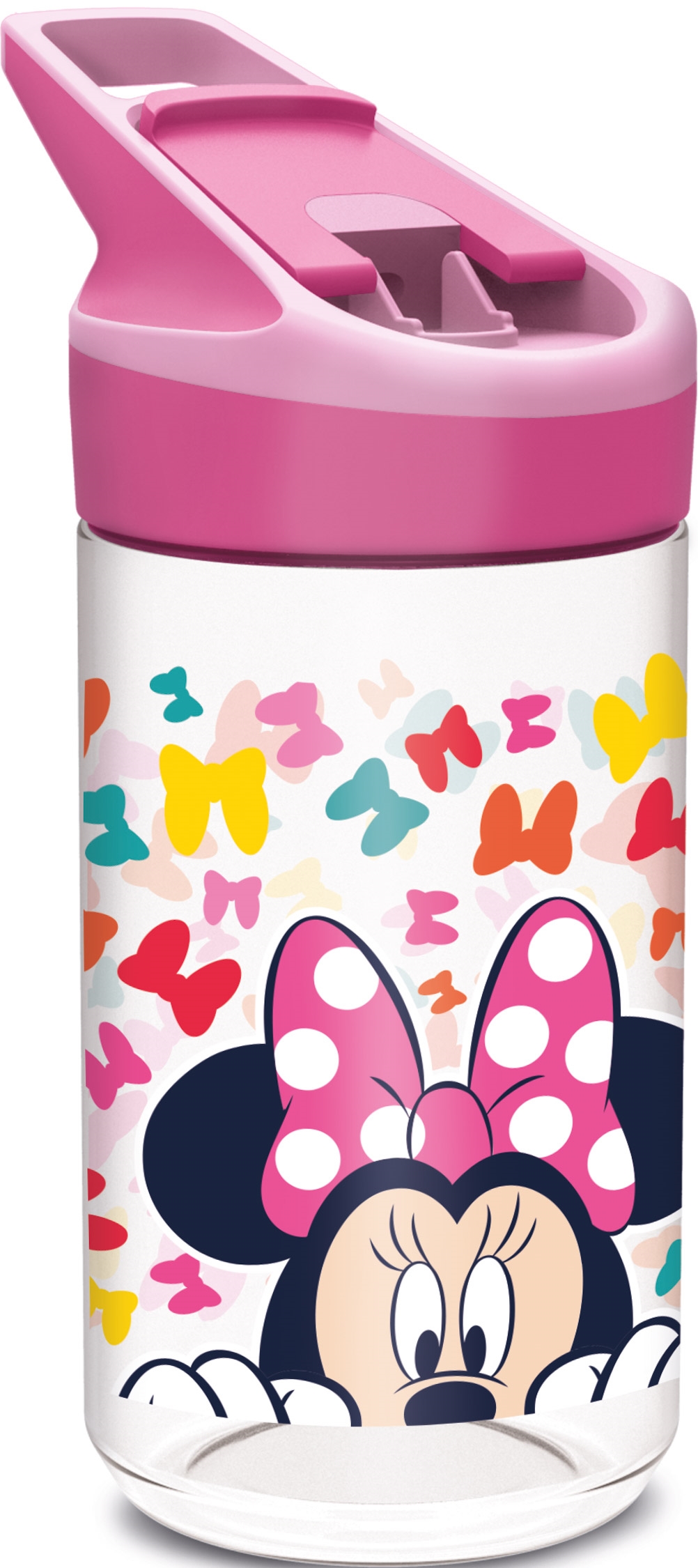 Disney Minnie Mouse drinkfles - waterfles met flipfunctie en rietje