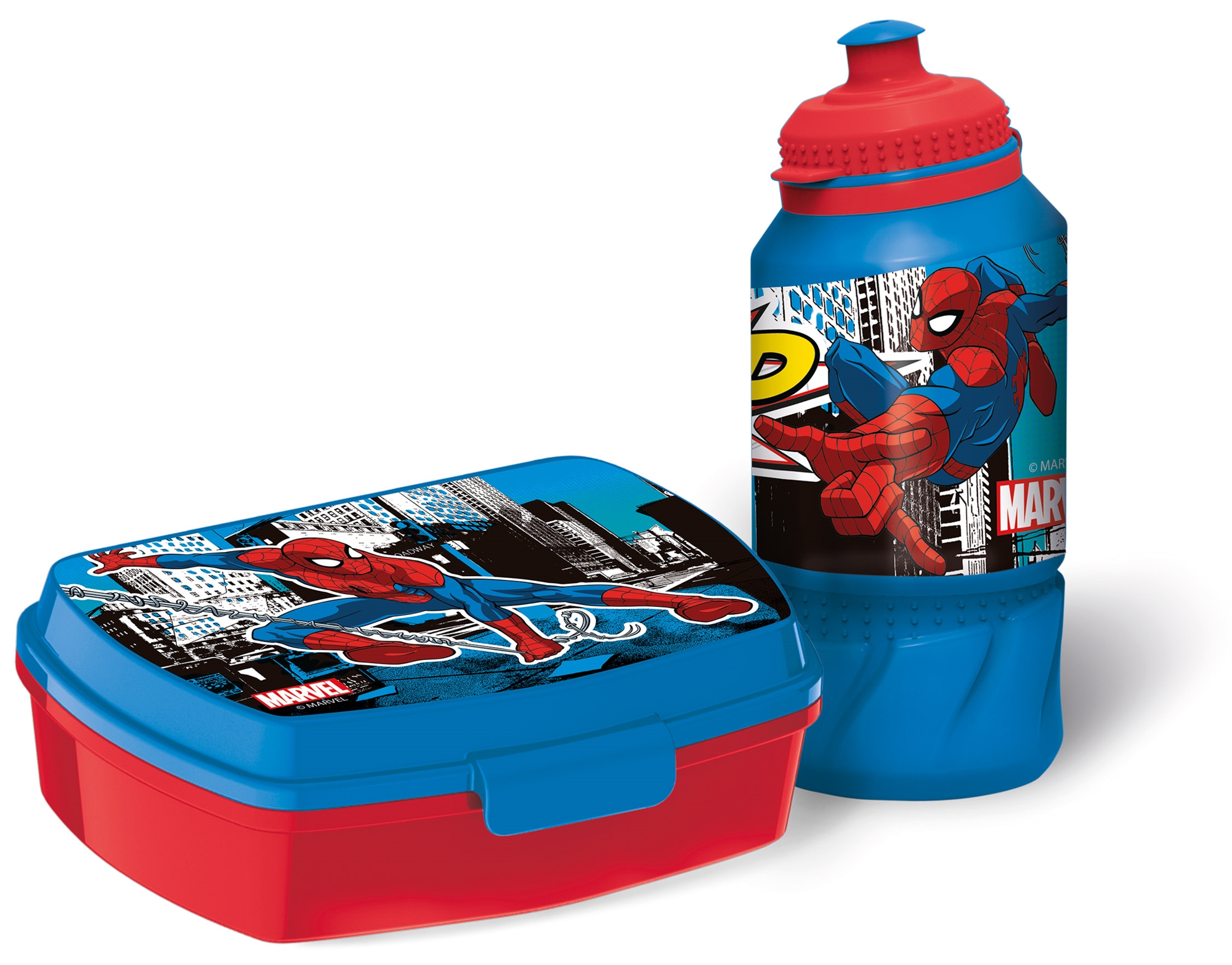 Spiderman lunchset - Broodtrommel en drinkfles voor kinderen