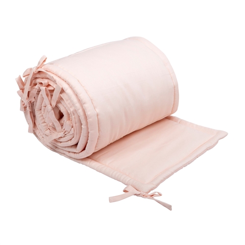 Sengerand - Zachte sengerand 360x30 cm - Peony lichtroze - Sengerand voor ledikant - Müsli By Green Cotton
