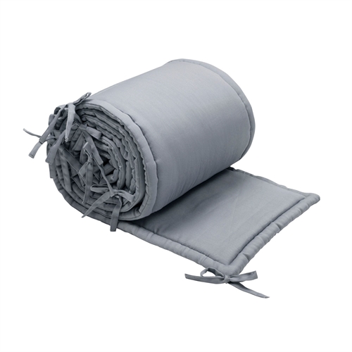 Sengerand - Zachte sengerand 360x30 cm - Blauw - Sengerand voor ledikant - Müsli By Green Cotton