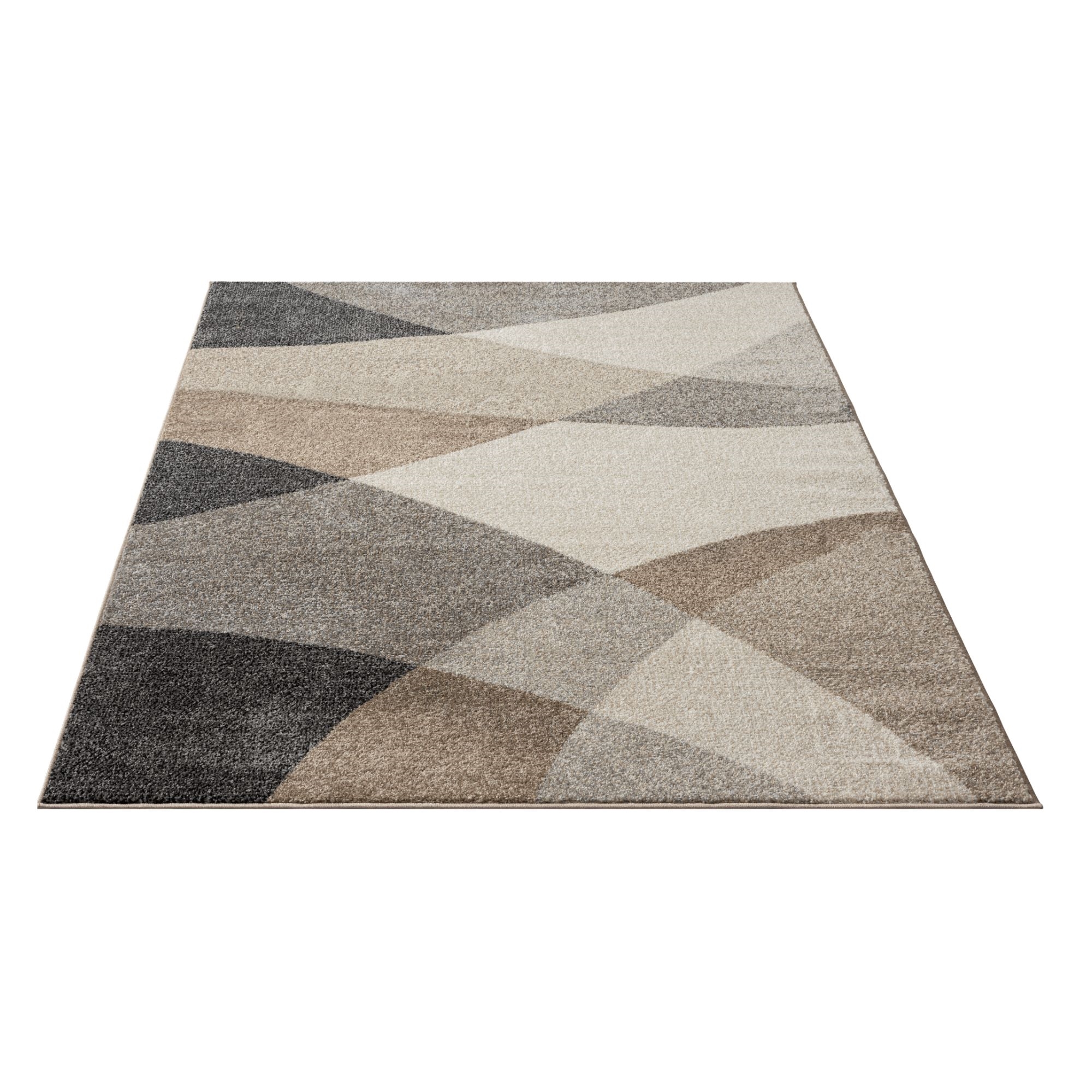 Vloerkleed - 140x200 cm - Beige met patroon - Thales - Nordstrand Home