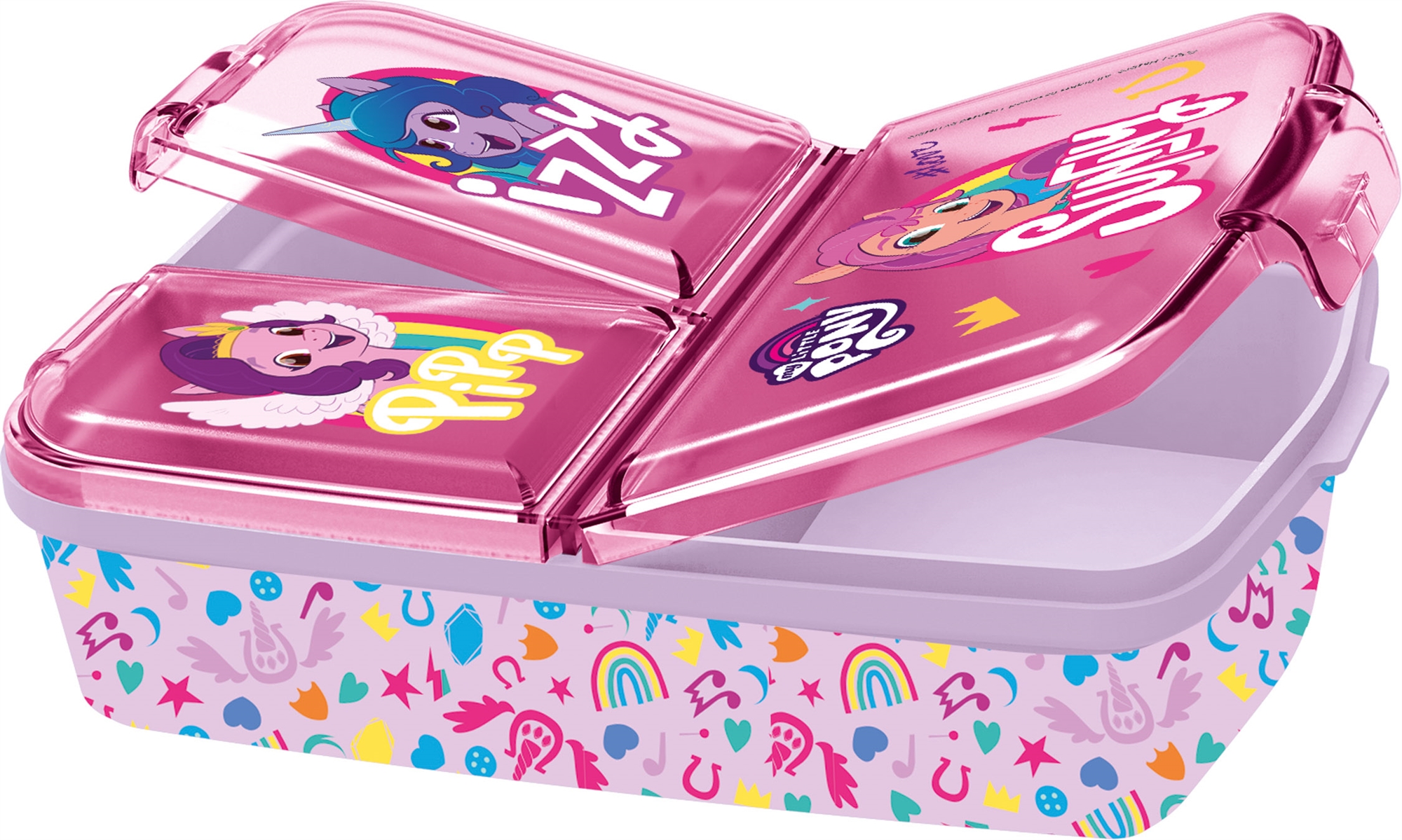 My Little Pony broodtrommel - Lunchbox voor kinderen met 3 vakken