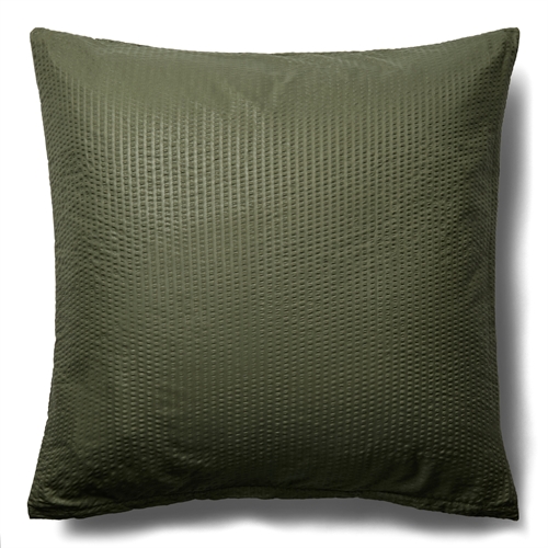 Seersucker beddengoed kussensloop 60x63 cm - Hoofdkussensloop in microvezel - Groen krepp kussensloop van het Deense IN Style
