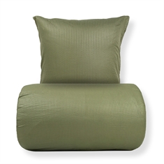 Beddengoed - Seersucker beddengoed - Microfiber - Groen krep