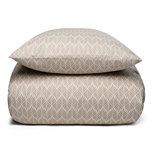 Beddengoed 140x200 cm - Zandkleurig patroon beddengoedset - Microvezel bedlinnen - IN Style bedlinnen 