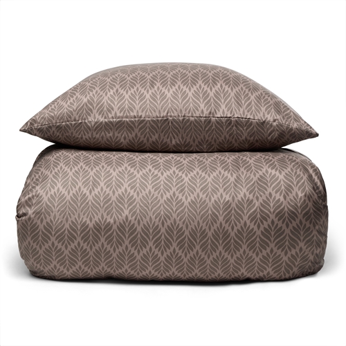 Beddengoed 140x220 cm - Patroon bruin beddengoed set - Microvezel beddengoed - IN Style beddengoed 