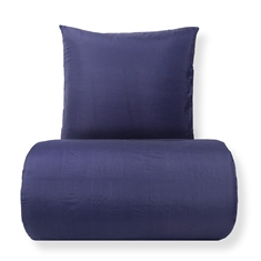 Beddengoed - Microfiber - Effen donkerblauw