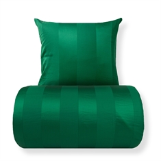 Beddengoed - 100% katoensatijn - Lone groen - Gestreept, jacquardgeweven beddengoed - Extra zacht beddengoedset van By Borg